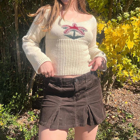 boho-white-long-sleeves-pullover-sweater-2