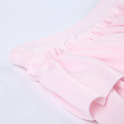 sweet-pink-ruched-low-rise-mini-skirt-6