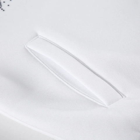 Gothic Star Rhinestone Zipper Up Coat