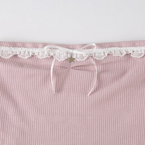 sweet-cute-pink-lace-trim-tube-bow-top-3