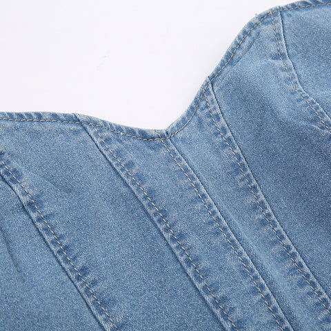 blue-sexy-strapless-corset-denim-bandage-heart-shape-top-6