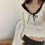 white-patched-slim-bow-long-sleeves-top-2
