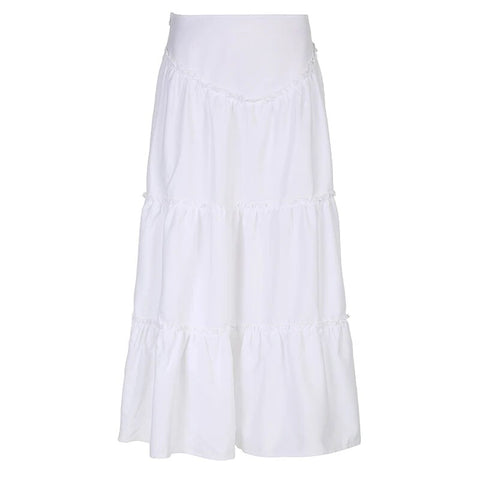 boho-white-fold-a-line-loose-maxi-skirt-4