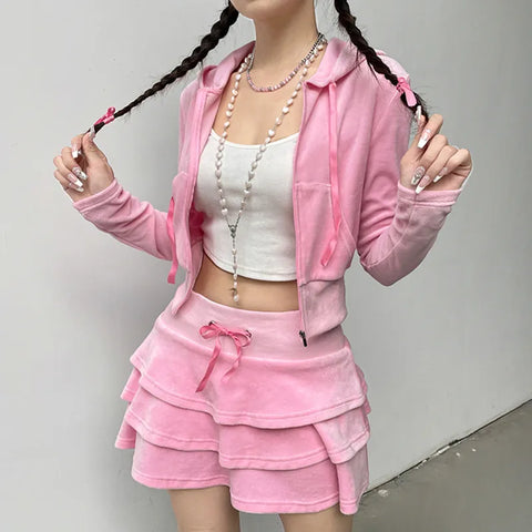 sweet-pink-zip-up-hoodie-set-2