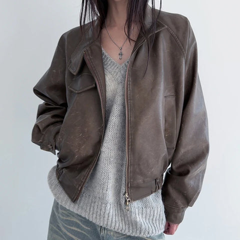 vintage-brown-pu-leather-zipper-jacket-3