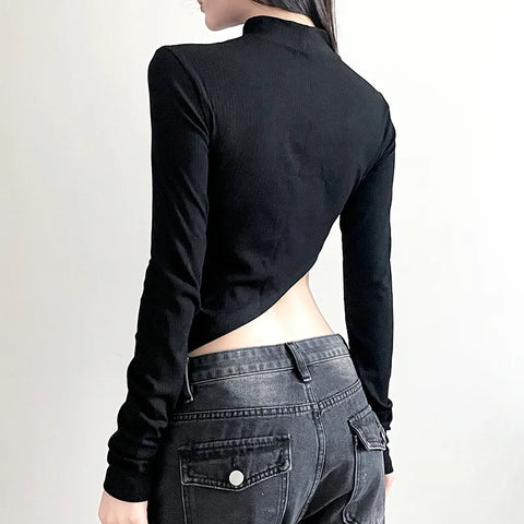 black-cotton-slim-asymmetrical-long-sleeve-top-4