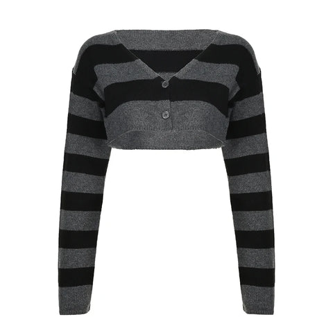 gothic-stripe-buttons-up-knit-crop-top-5