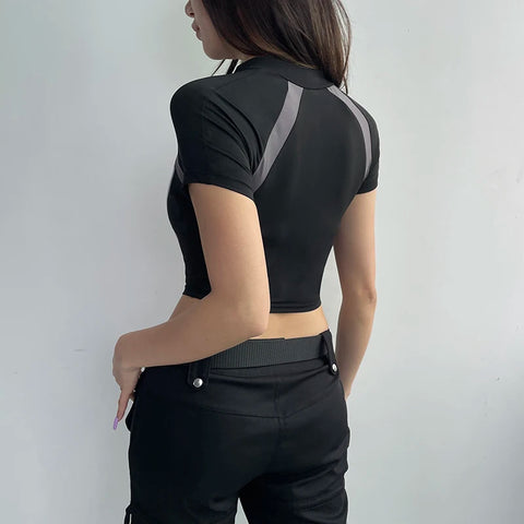 casual-stripe-stitch-zipper-crop-top-3