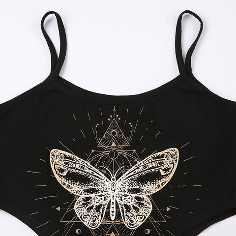 gothic-black-strap-butterfly-printed-halter-sleeveless-slim-bodysuit-6