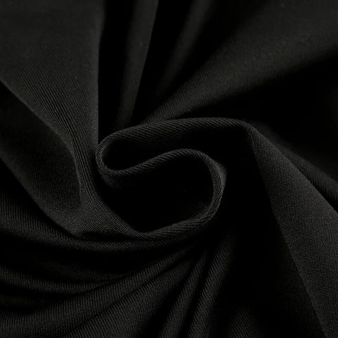 Gothic Graphic Printed Flare Sleeve Shirt