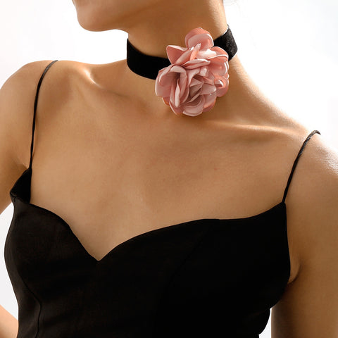 black-velvet-ribbon-big-flower-chokers-necklace-8