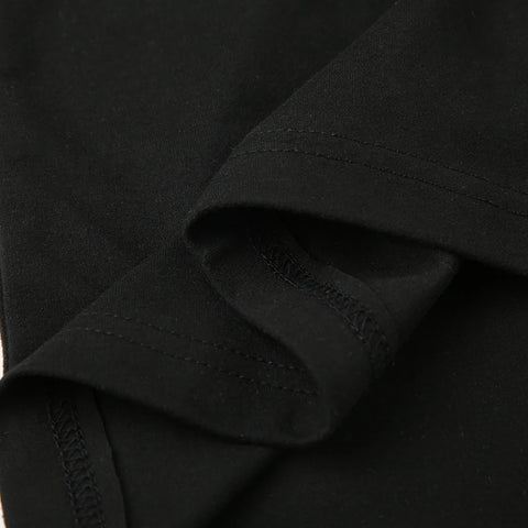 Casual Black Skinny Backless Bandage Dress