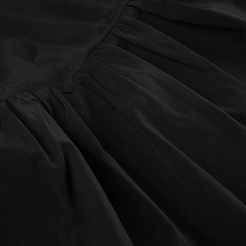 elegant-black-bow-folds-a-line-dress-9