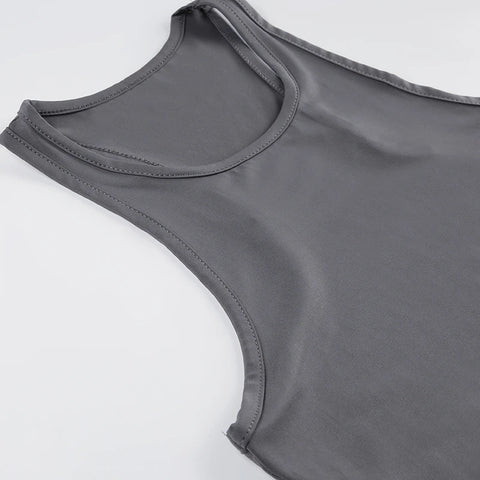 Two Pieces Sporty Tank Top +Short Set