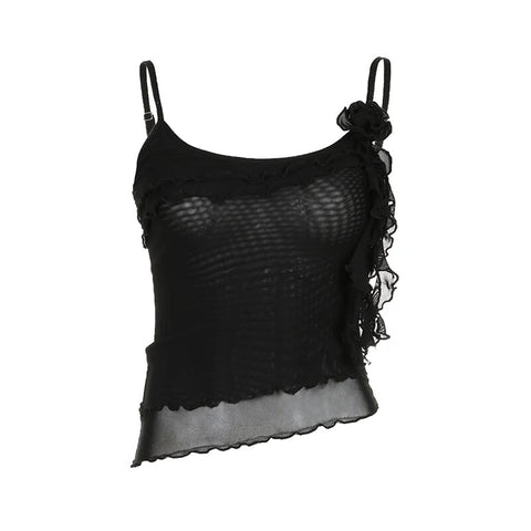 black-flowers-frill-mesh-halter-top-4