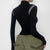 black-zipper-spliced-buckle-long-sleeve-bodysuit-4