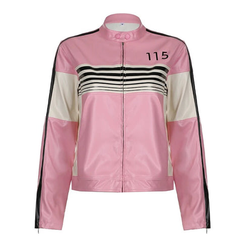 pink-stripe-spliced-zip-up-pu-leather-jacket-5