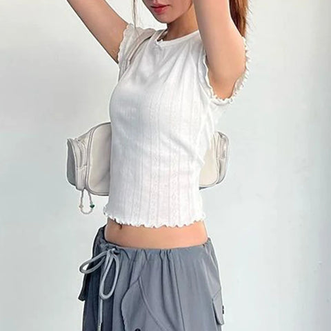 cute-white-knitted-short-sleeve-crop-top-3