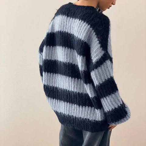 casual-stripe-pullover-o-neck-oversized-sweater-4