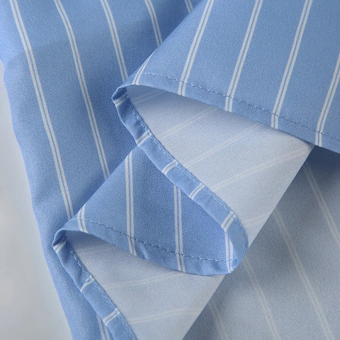 Casual Striped Long Sleeve Two Pieces Set