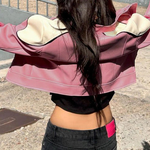 pink-stripe-spliced-zip-up-pu-leather-jacket-1-3