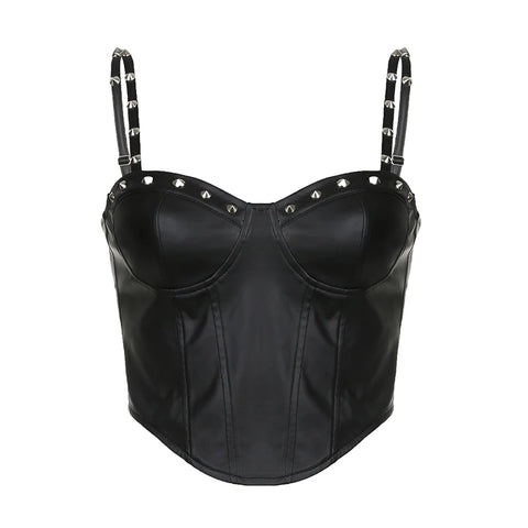 gothic-black-rivet-pu-leather-top-4