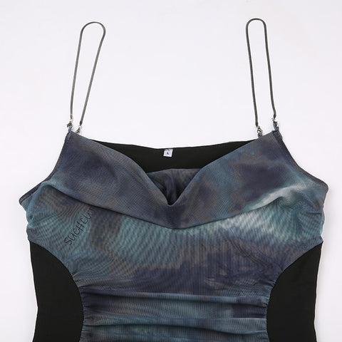 tie-dye-folds-spliced-mesh-halter-print-long-dress-5