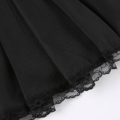 black-ruffles-mini-sleeveless-lace-trim-pleated-dresses-6
