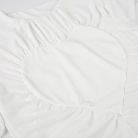white-irregular-flare-sleeve-mesh-skinny-heart-shape-top-10