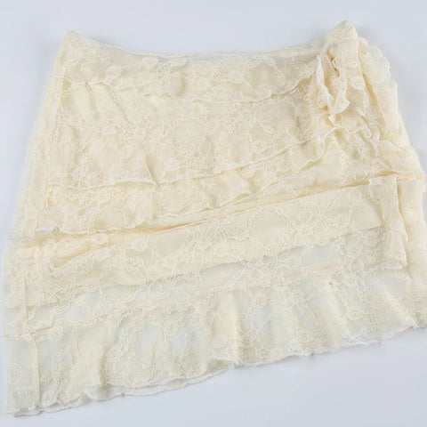 beige-white-lace-tie-up-ruched-mini-skirt-6