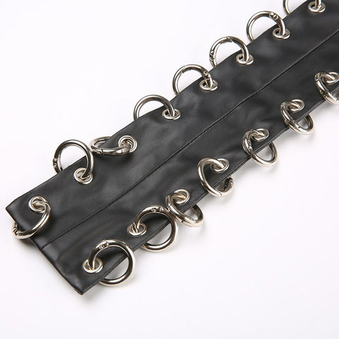 gothic-metal-ring-leather-strappy-zip-up-top-9