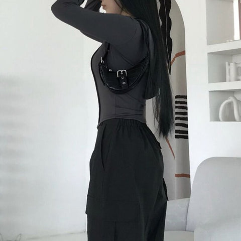 grey-hooded-buttons-long-sleeve-crop-top-4