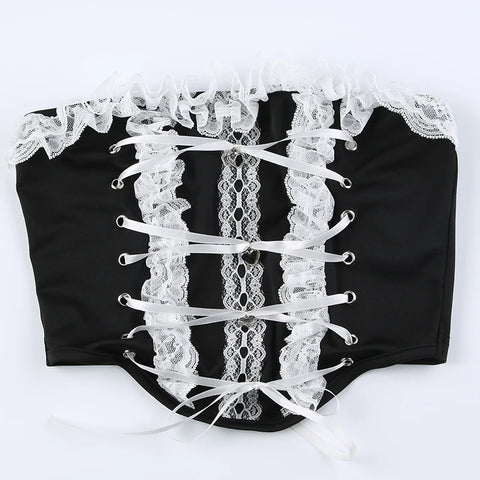 black-strapless-lace-spliced-short-top-4