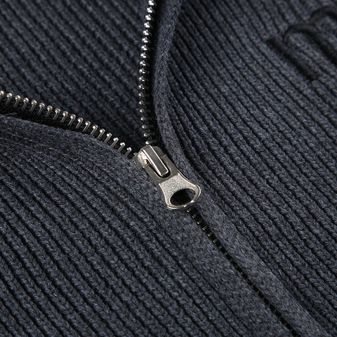 casual-dark-gray-zip-up-knitted-sweater-8