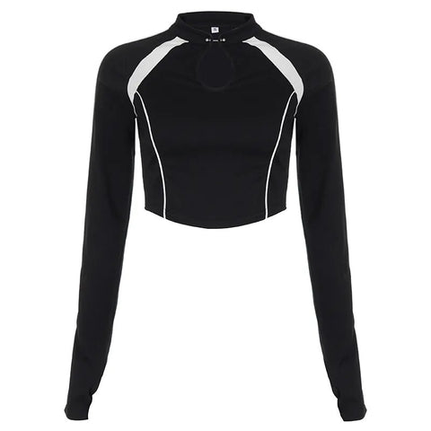 black-stripe-patchwork-long-sleeves-crop-top-5