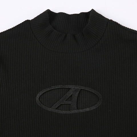 gothic-black-ribbed-knit-embroidery-skinny-hollow-out-bodysuit-3