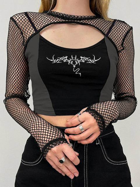 gothic-dark-print-hollow-out-top-1