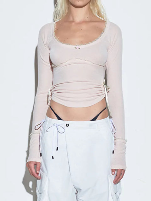 pink-cute-frill-trim-long-sleeve-top-1