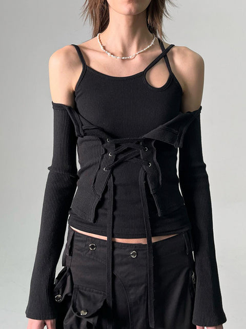 asymmetrical-black-skinny-halter-neck-crop-top-2