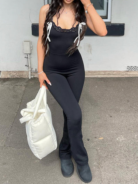 black-lace-trim-bow-sleeveless-jumpsuit-1