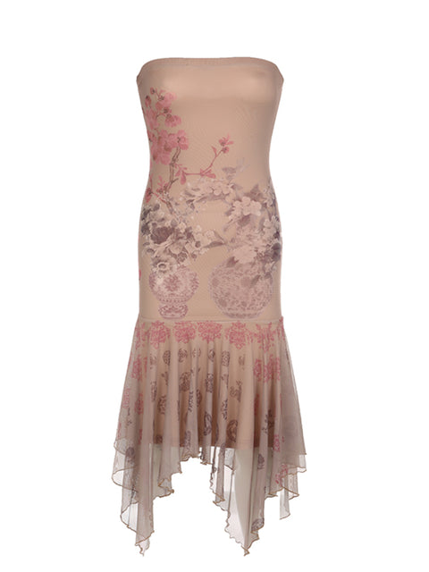 skin-strapless-flowers-printed-mesh-dress-5
