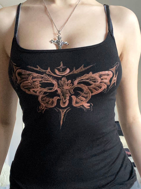 gothic-butterfly-printed-halter-crop-top-1