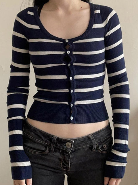 basic-stripe-buttons-up-knit-sweater-1