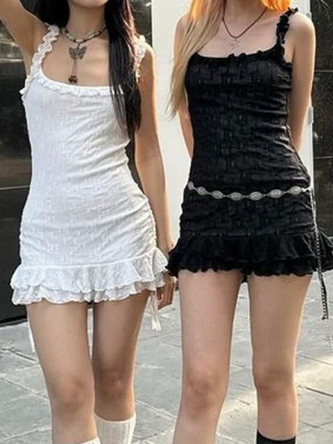 sexy-strap-jacquard-ruffles-sleeveless-dress-1