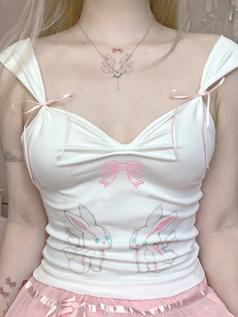 white-rabbit-printed-bow-sleeveless-top-1