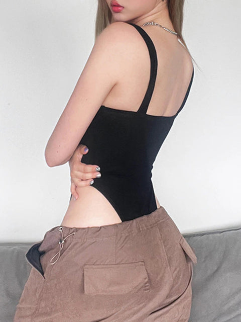 black-chain-strap-stitching-stripe-skinny-letter-print-bodysuit-4