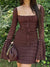 elegant-brown-flare-sleeve-square-neck-dress-1
