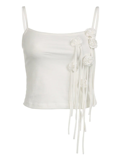 white-strap-flowers-slim-sexy-mini-top-1
