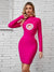 rose-red-long-sleeve-slim-fit-sexy-bandage-dress-3