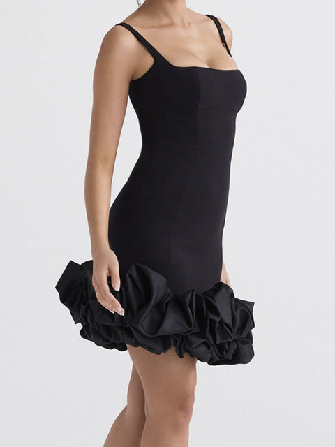 spice-girl-black-curled-up-halter-backless-square-neck-dress-2